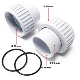 Replacement Part for Swimming Pool Pump Wiltec 50919 50920 50921 Input Output Pool Pump