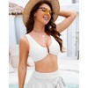 Jolefille Push Up Bikini Top for Women U Wired Wide