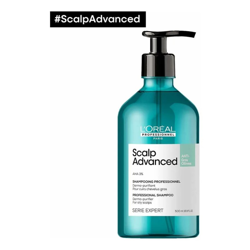 Shampoo Anti Oleosidad X 500ml Scalp Advanced Loreal