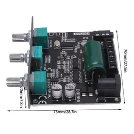Bluetooth Amplifier Board 2.1 Channel Treble Bass 2X 50W 100W Subwoofer HiFi APP Control BT 5.1 AMP Board
