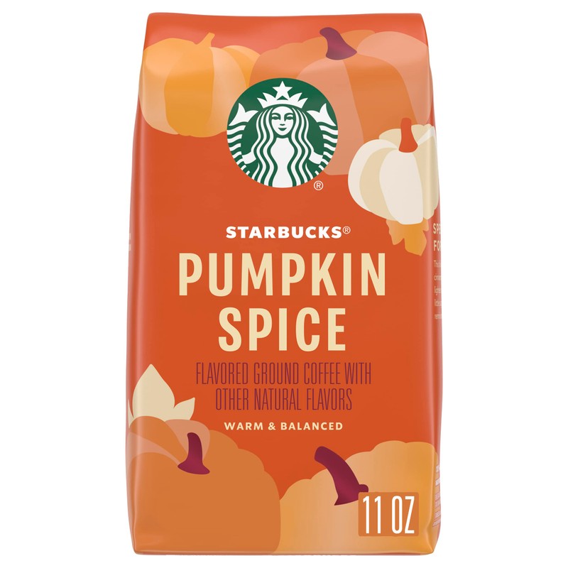 Starbucks Pumpkin Spice Flavored Ground Coffee - Warm & Balanced,