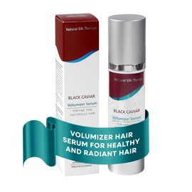 Mon Platin Professional Black Caviar Volumizing Hair Serum for Fine, Thin, and Fragile Hair Enriched with Black Caviar, Volume-Boosting and Protective Hair Serum (For Thin And Fragile Hair)