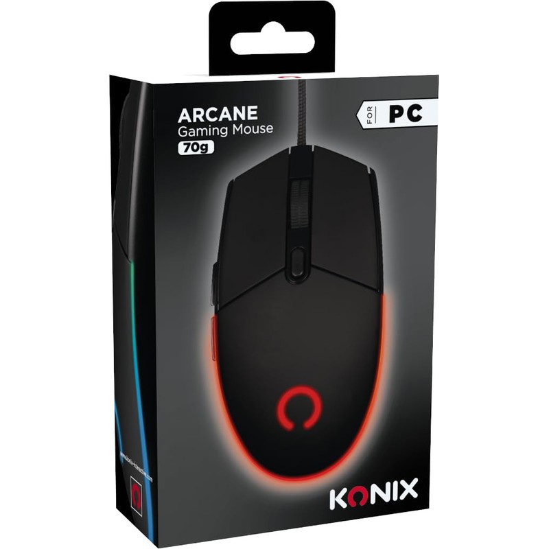 Konix Kabelgebundene Gaming-Maus Arcane 70 g für PC - 4