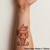 'Kawaii Style Ice Cream Cone ' Temporary Tattoo - Water