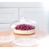 Barski Glass - Cake Dome - with Knob - 10"