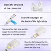 HOMELYLIFE 5 Pin RGBW LED Strip Connectors 10mm Solderless 20
