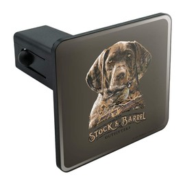 GRAPHICS & MORE Stock and Barrel Outfitters Pointer Dog Quail Hunting Tow Trailer Hitch Cover Plug Insert