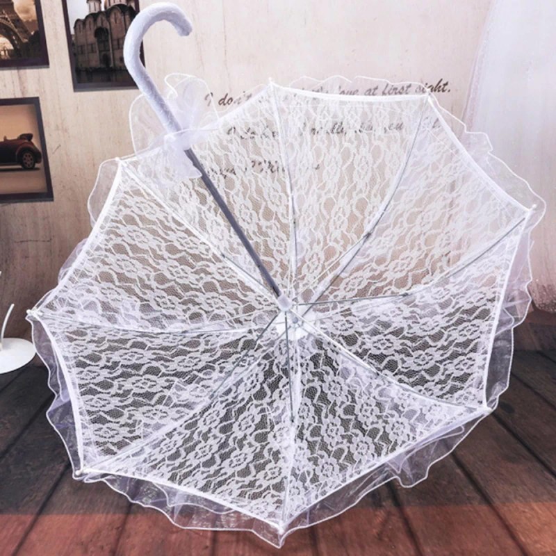 Generic De Encaje Hecho A Mano, Sombrilla De Sol Nupcial