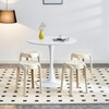 18 Inch Plastic Stack Stool (Set of 6) - Round