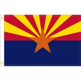 ARIZONA STATE PREMIUM PRINTED FLAG 100% POLYESTER 3 X 5 FEET WITH METAL EYELETS