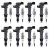 KUIPERAUTO Set of 8 Ignition Coil Pack and Spark Plugs