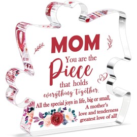 Grandma Gifts for Mothers Day from Grandkids, Grandmother Mother's Day Decoration Birthday Gifts, Grandma Nana Grandparents Present from Granddaughter Grandson, Grandmother Acrylic Plaque Desk Sign