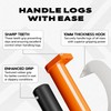 Idzo 60 Inch Cant Hook - Heavy-Duty Steel Log Lifter