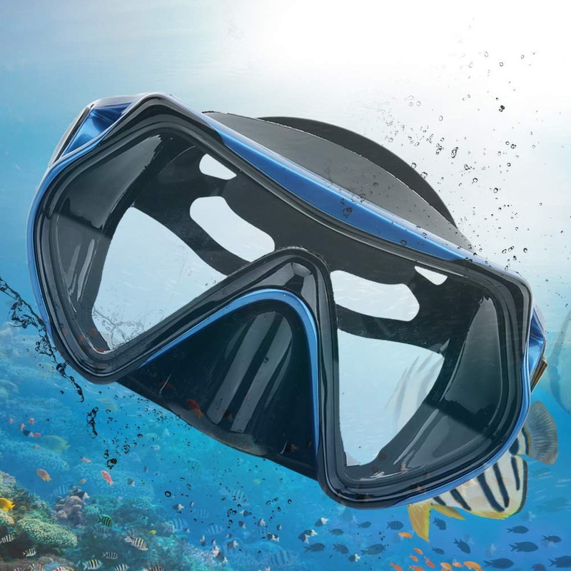 Bnineteenteam Snorkel Diving Goggles, Diving Goggles for Snorkelling, Swimming (Blue