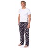 Peanuts Mens' Joe Cool Snoopy Character Tossed Print Sleep Pajama