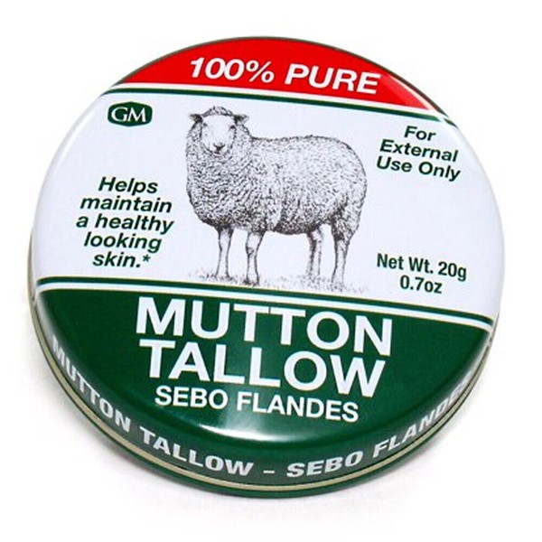 Germa Natural Mutton Tallow / Sebo flandes. Skin Moisturizer. 100% Pure. 0.7 oz