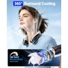 GENVU Portable Neck Fan - 20H Rechargeable Hands-Free Cooling