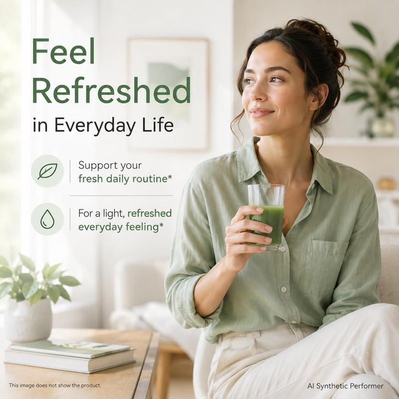 Liquid Chlorophyll Drops, Peppermint Flavor Chlorophyll Liquid Supplement with Chlorophyllin,