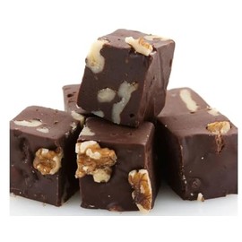 8oz. Nuts To You Smooth Chocolate Walnut Kettle Fudge | Fresh Gourmet Candy | Decadent and Delicious Handcrafted Fudge