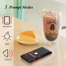 Generic Restaurant Pager System, 16 Pagers, Restaurant Waiting Buzzers, Wireless Queue Calling System for Food Truck Church Nursery Clinic, Beep/Flash/Vibrate, Cranberry