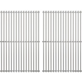 GGC Stainless Steel Grill Grates for Weber Genesis 300 Series, 19.5" Grill Replacement Grates for Weber E-310 E-320 E-330 S-310 S-320 S330 EP-310 EP-320 EP-330, Webber 7524/7528