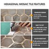 STICKGOO Hexagon Peel and Stick Backsplash Tile, Stick on Backsplash