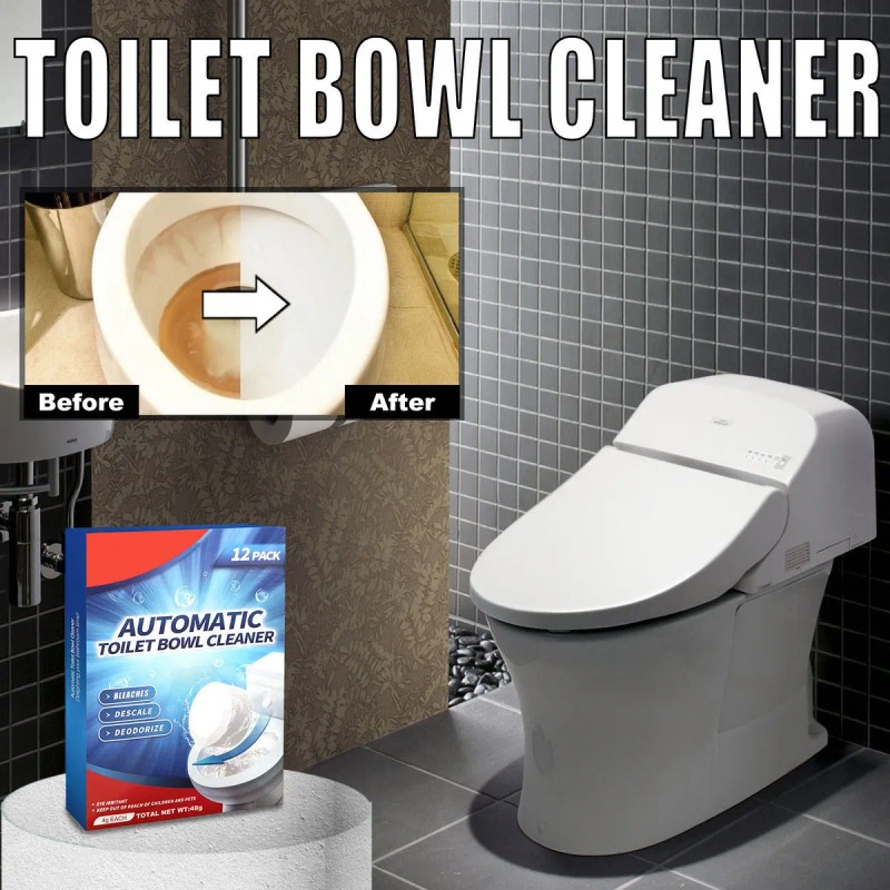 Limpieza De Inodoros, Tabletas Efervescentes, Descontaminaci