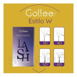 Blister Gollee W 5d Mixto & Medida Pestañas Prearmadas