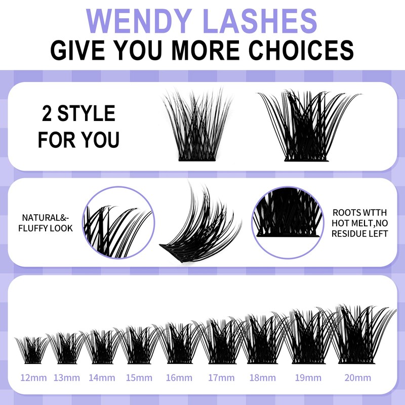 Wendy Lashes Lash Extension Set, Eyelash Extensions Set, Eyelash Extensions