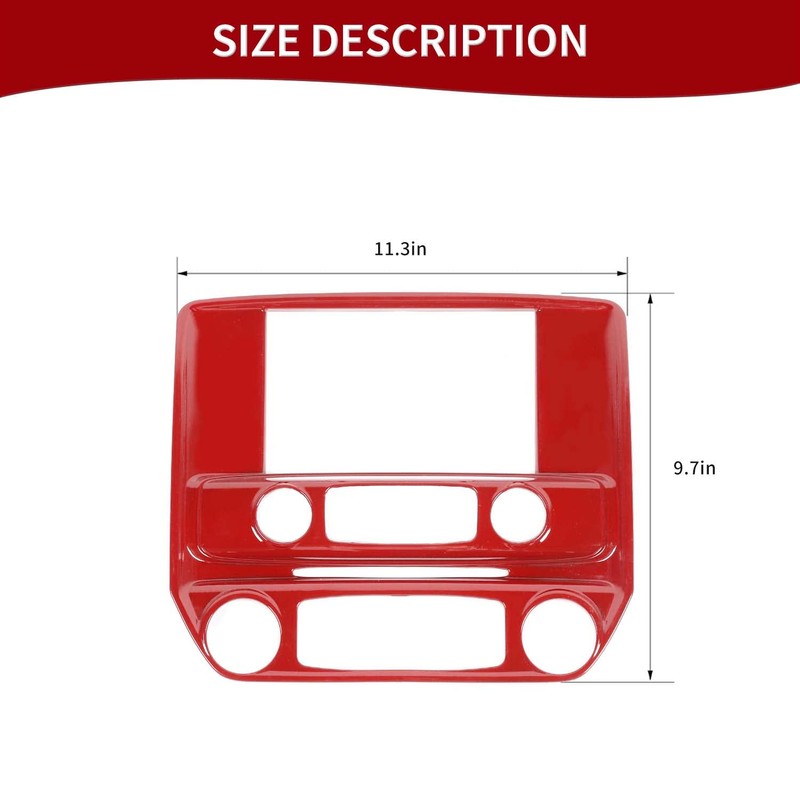 PDKLIN for Silverado Center Dash AC Control Panel Trim Cover