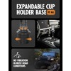 ToughTested Boom Adjustable Mobile Cup Holder Phone Mount, Features Bendable,