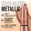 Eyeshadow Stick, Grey Shimmer Cream Eyeshadow Pencil, 2 g, Twist-Up