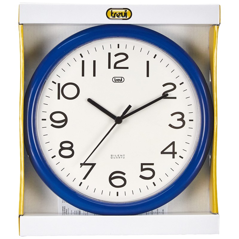 Trevi OM 3301 Wall Clock Quartz with Silent Hands Diameter