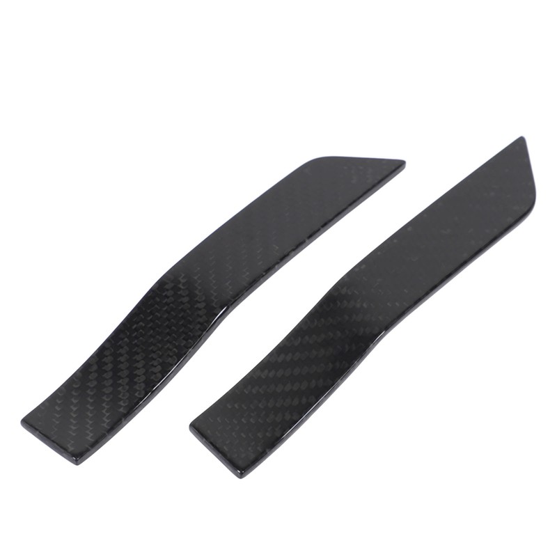Side Marker Plate Ornaments Glossy Carbon Fiber UV Wear Resistant