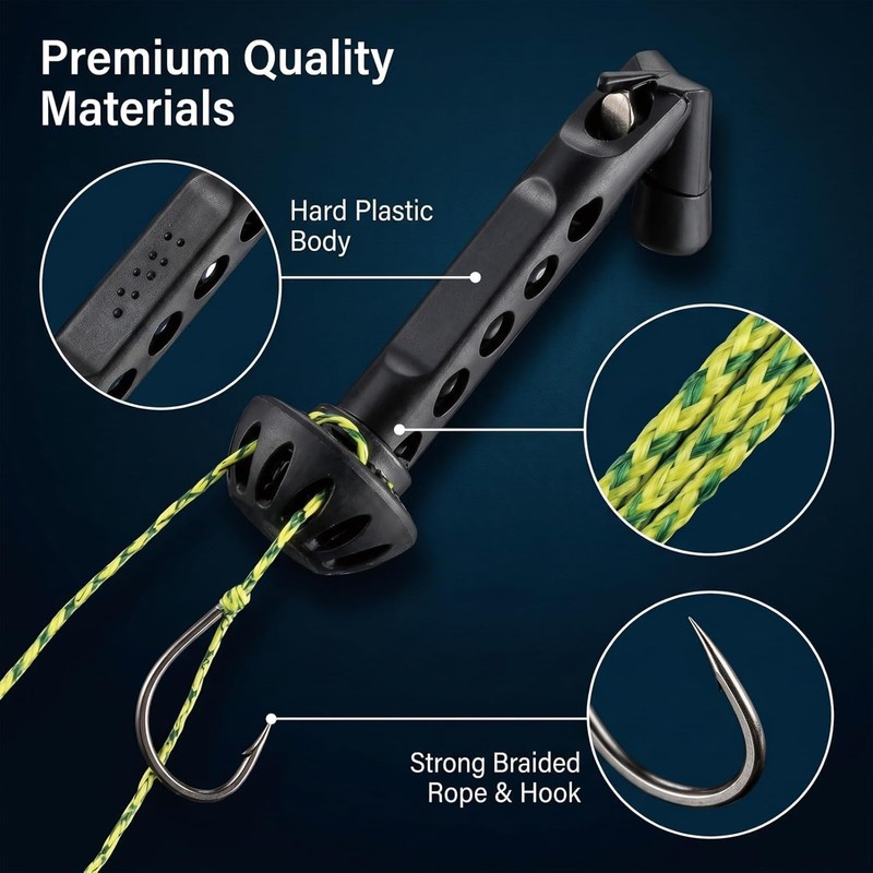 2PCS Magnetic Fly Threader, Fishing Accessories for Anglers, Universal Knot