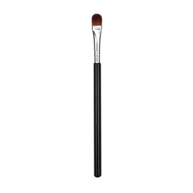 6Pcs Black Professional Shader Eyeshadow Brush - All Over Short Flat Shader Eye Makeup Brush with Dense Rounded Natural Hair Bristles to Pack Eye Shadow Powder on Eyelid Premium Quality