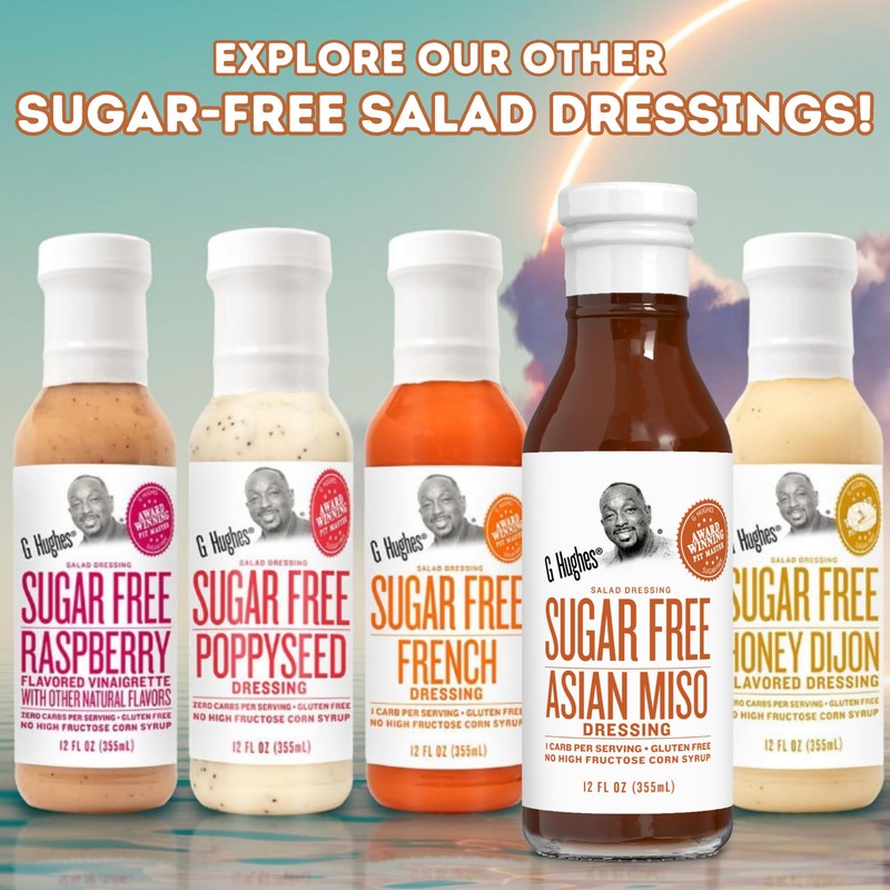 G Hughes Sugar Free Asian Miso Dressing - Asian Salad