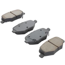 QB by QUALITY-BUILT Semi-Metallic Rear Brake Pads (1000-1612M) Compatible with 2013-2019 Ford/Lincoln (Explorer/Flex/MKS/MKT/Police Interceptor Sedan/Police Interceptor Utility/Taurus & More)