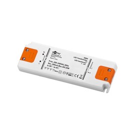 Goobay 30604 Dimmbarer LED Transformator 230V auf 40V – Konstantstromquelle 500 mA CC - LED Niedervolttrafo für LED Beleuchtungen – Gesamtlast bis 20 W – 154 x 50 x 15 mm
