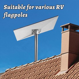 Gen 3 Pipe Adapter, Stainless Steel Pole Mount, for Gen 3 Standard Dish, Gen3 & V3 Standard Dish Mounting Plate V3 Mounting Kit