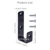 Abvsdu 2PCS Bunk Bed Ladder Hook, 1" Kids Replacement Hardware