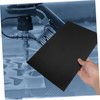 Ipetboom 3pcs Anodized Aluminum Plaques Black Metal Plate Blanks for