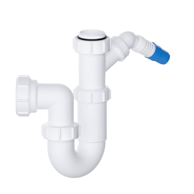 Telescopic Adjustable P Trap with Swivel Nozzle - 40mm (1.1/2")