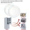 FOYO Oven Basics Glass Plate Set, 10 inch Round Tempered