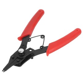 Snap Ring Pliers Set, Clamp/Holder Removal Tool Ring Pliers Combination Set with Heads 2Pcs Multifunctional 4 in 1 Premium Steel Circlip Plier for Automotive and Engine Repair