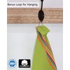 COTTON CRAFT Salsa Stripe Kitchen Towel - Set of 8