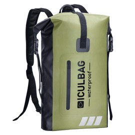 iculbag Dry Bags Waterproof Backpack for Women Men Travel Waterproof Dry Bags for Kayaking Boating Beach Camping Hiking Armygreen 20L
