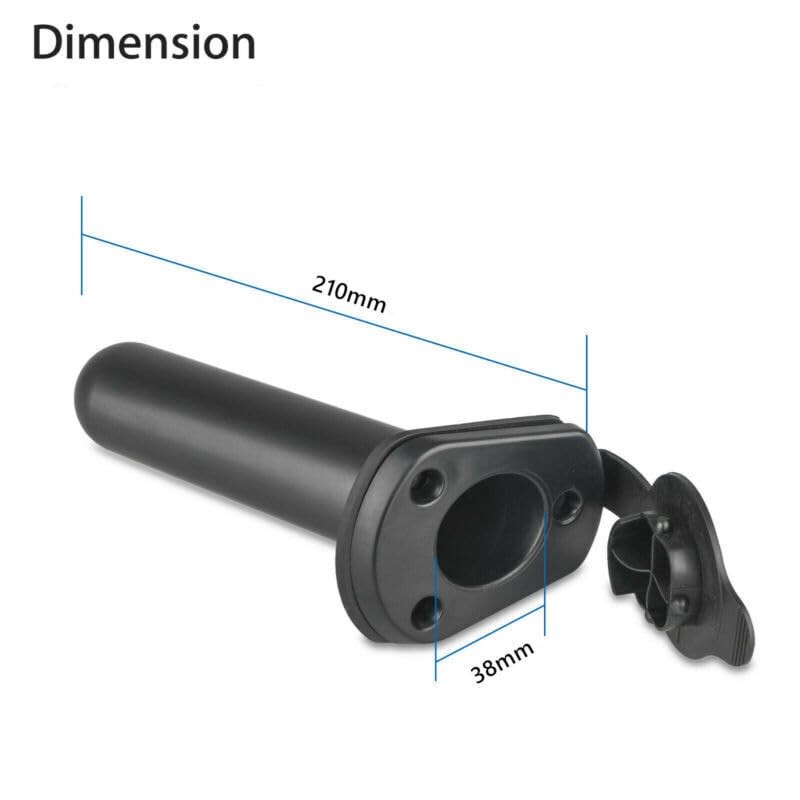 2 x Flush Mount Rod Holders for Kayaks, Canoes and
