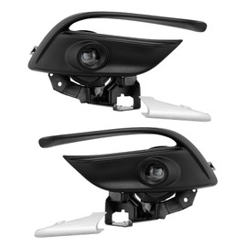 Tsomony - For 2017-2018 Mazda 3 LED Front Bumper Fog Lights 1 Pair Left+Right Side Black Housing Clear Lens