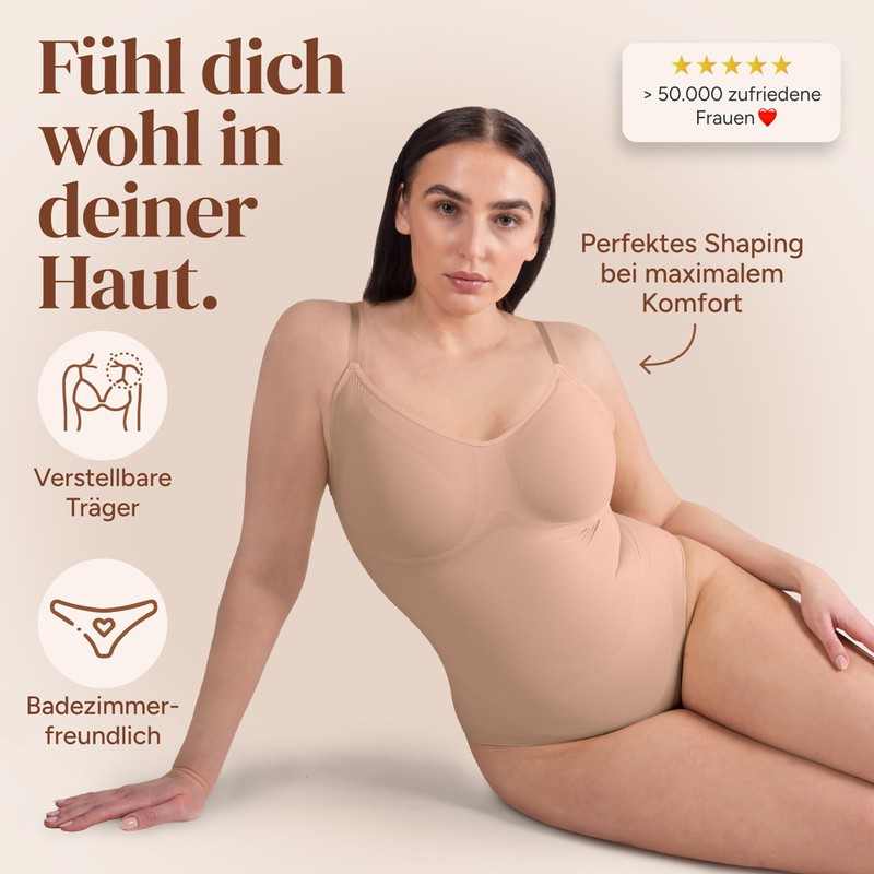 myshape Shapewear Women's Snatched Shaping Body for Maximum Tummy Control